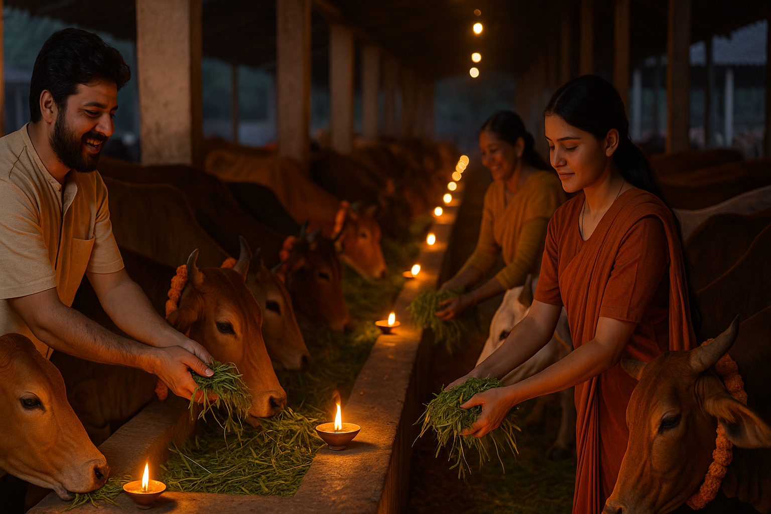 Moonless Night, Endless Care — Gauseva Annadaan